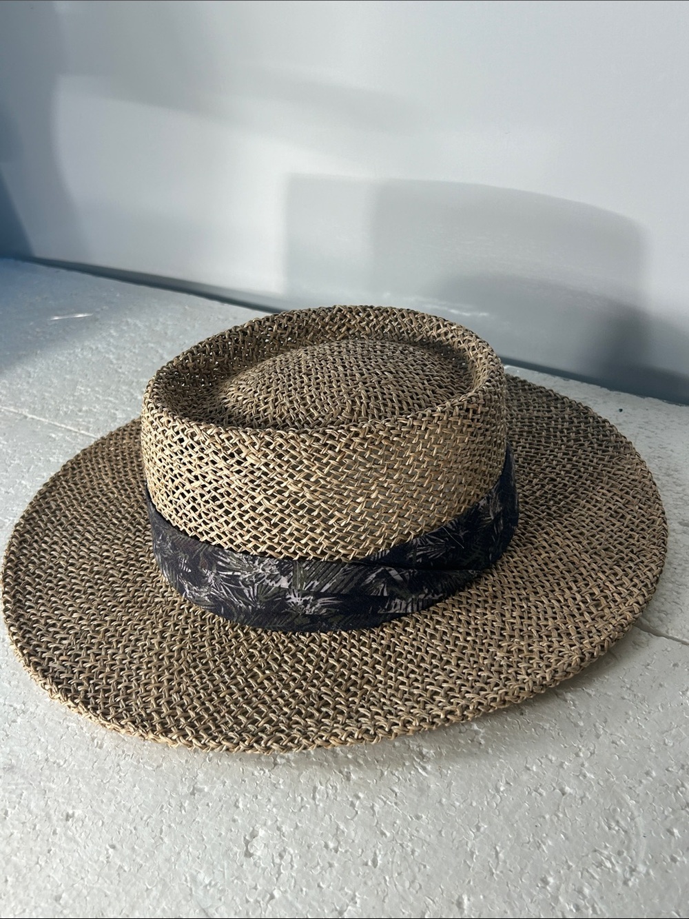 O'rageous Mens UPF Seagrass Gamble Hat Beach Resort Vacation Timeless Retro
